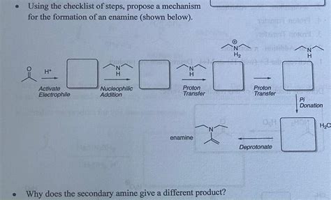 Solved Using the checklist of steps, propose a mechanism for | Chegg.com