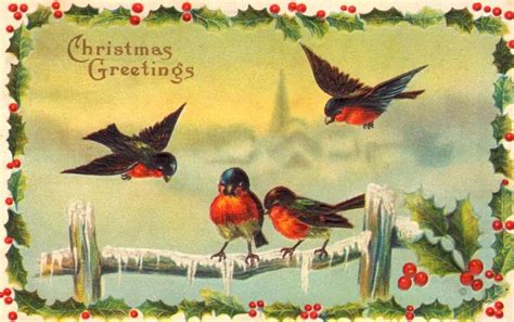 Christmas Robins - Wooden Jigsaw Puzzle - Liberty Puzzles - Made in the USA | Vintage christmas ...