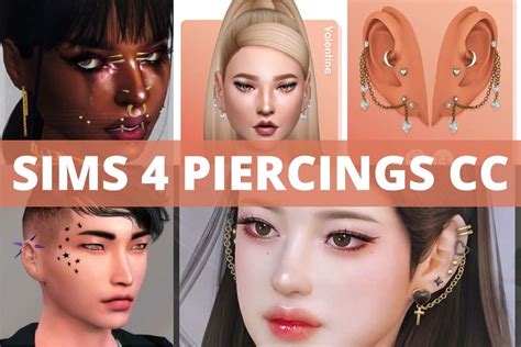 33+ Edgy Sims 4 Piercings CC (Updated January 2024) - We Want Mods