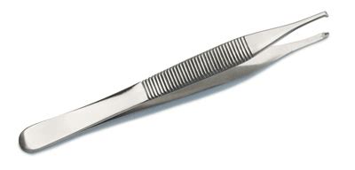 Medical Equipment & Supplies :: Instruments :: ADSON THUMB TISSUE FORCEPS 1 x 2 teeth, stainless ...