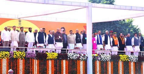 Jaipur : Swearing-In Ceremony Of Rajasthan CM-Designate Bhajan Lal ...