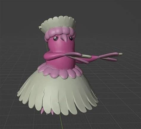 Oricorio Pa u Style 3D model 3D printable | CGTrader