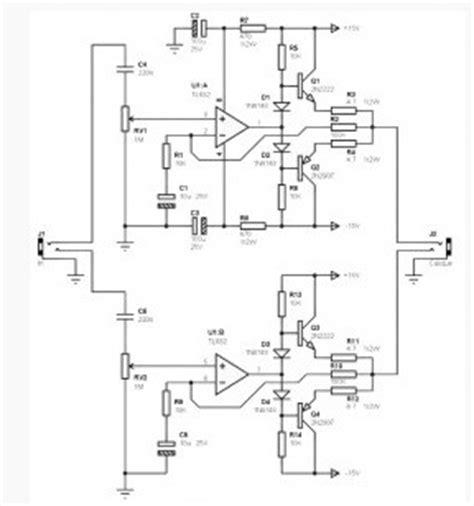 100mW Stereo Amplifier Circuit based TL082 - Amplifier_Circuit ...