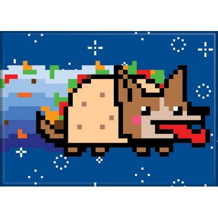 Fiesta Dog Nyan Cat Magnet - Walmart.com