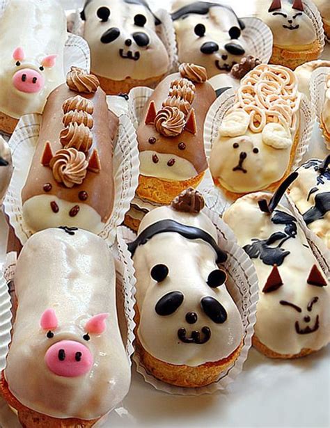 I want a Panda!! | Eclairs, Eat cake, Cute desserts