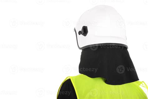 Firefighter on white background 15851593 Stock Photo at Vecteezy