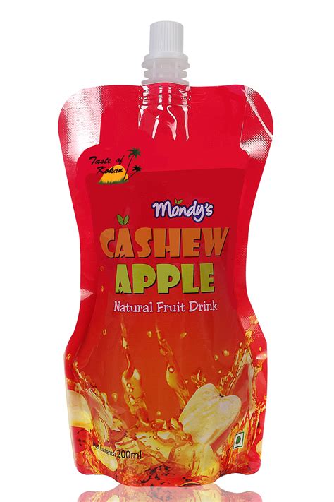 Cashew Fruit Juice, Packaging Type: Pouches, Rs 25 /packet(s) Unico Fruitz | ID: 12553131762