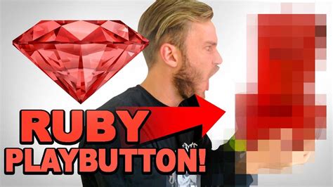 THE RUBY PLAYBUTTON / YouTube 50 Mil Sub Reward Unbox - YouTube