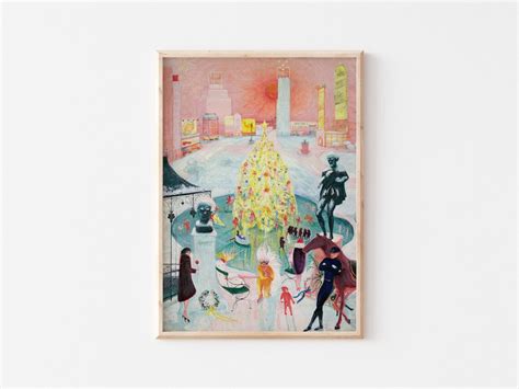 Vintage Poster for Vintage Christmas Christmas Art Print - Etsy