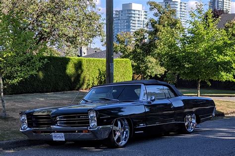 Old Parked Cars Vancouver: 1966 Pontiac Parisienne Convertible