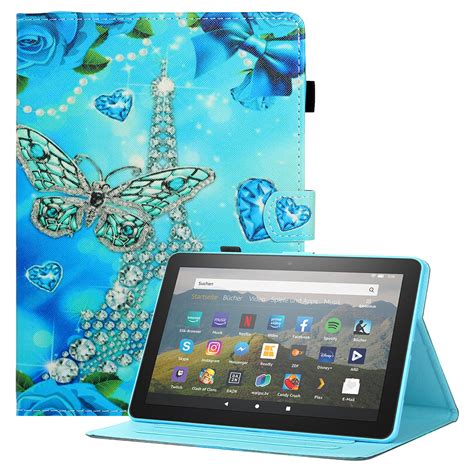 Allytech for Kindle Fire HD 10 Case(11th Generation 2021), Premium PU ...