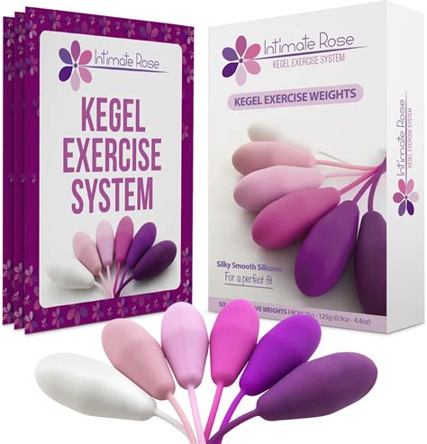 Amazon.com: Kegel Exercise System - Pelvic Floor Exercises - Set of 6 Premium Silicone Kegel ...