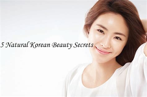 5 Natural Korean Beauty Secrets - Seoul Cosmetic Surgery