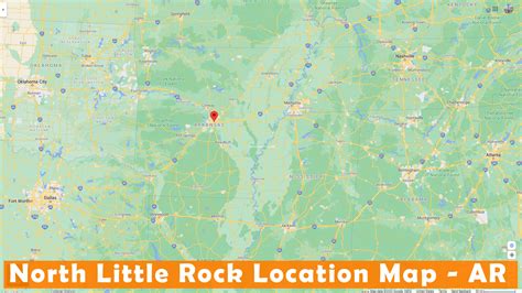 North Little Rock Arkansas Map and North Little Rock Arkansas Satellite Image