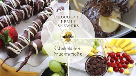 Chocolate Covered Fruit Skewers - All Tastes German