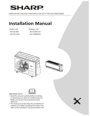 Sharp Air Conditioner User Manual | Manualzz