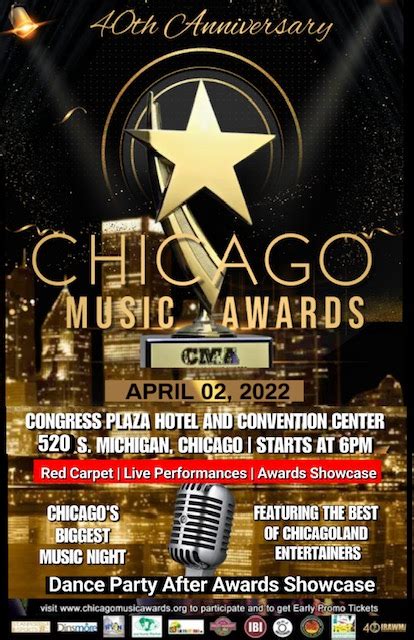 Chicago Music Awards 40th Anniversary Celebrates Chicago Artists – Wild ...