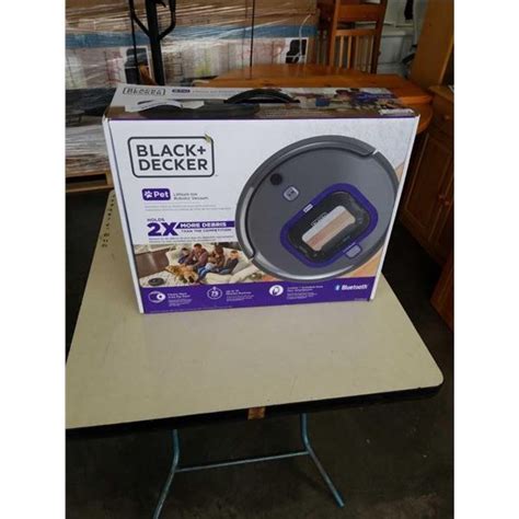 BLACK AND DECKER SMART TECH ROBOT VACUUM