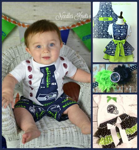 Boys Seattle Seahawks Outfit, Baby Boys Football Outfit, Game Day ...