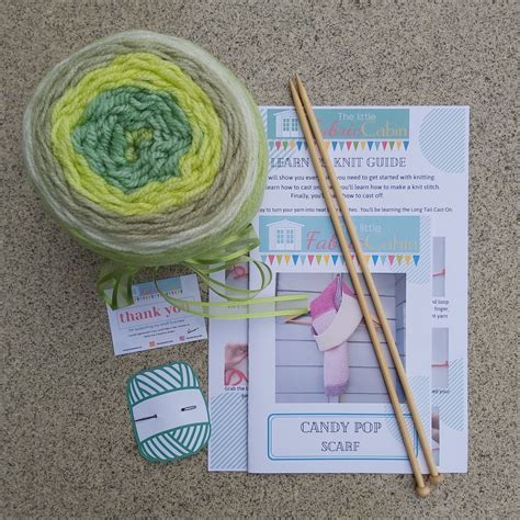 Beginners Knitting KIT Learn to Knit Kit / Learn to Knit a | Etsy