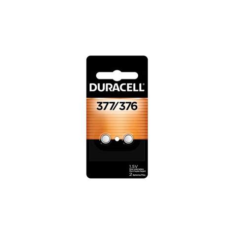 Duracell 2 Pack 376/377 Silver Oxide Button Battery - 5000983 | Blain's Farm & Fleet