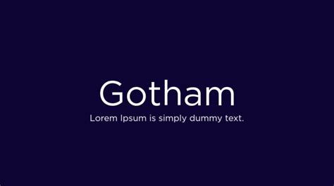 Gotham Font Family : Download Free for Desktop & Webfont