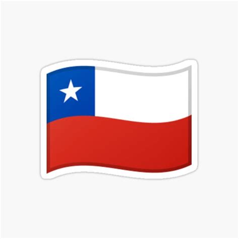 "Emoji Flag Chile" Sticker for Sale by Stickypegatinas | Redbubble