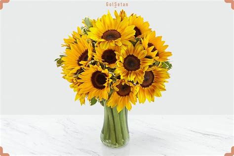 همه چیز در مورد گل آفتابگردان | Sunflower bouquets, Sunflower wedding ...