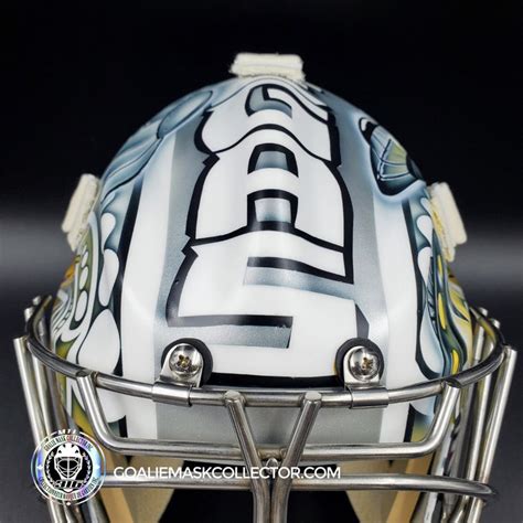 Adin Hill Goalie Mask Unsigned V3 2023 Las Vegas Tribute – Goalie Mask Collector