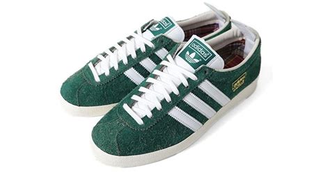 adidas Gazelle Vintage Collegiate Green & in White for Men | Lyst