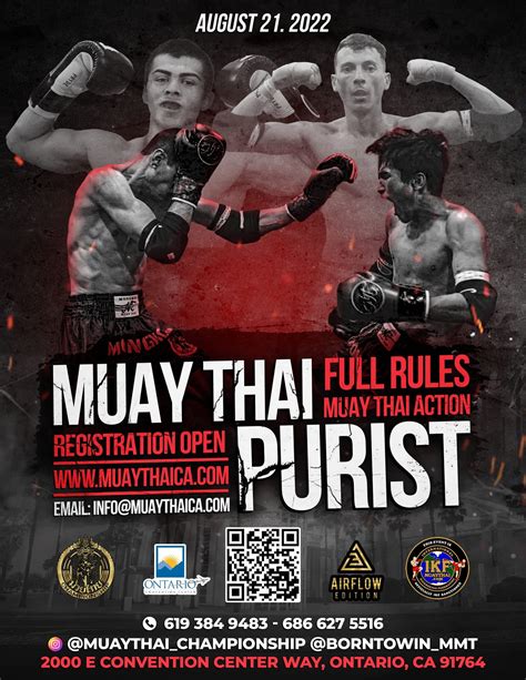 Muay Thai Purist Full Rules — Muay Thai Purist