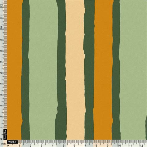 Yellow Green Stripes Digital Printed Fabric – Polyester, Weightless 110 CM – Fabricgrove