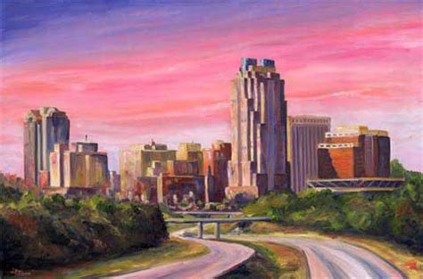 Denver Skyline Painting at PaintingValley.com | Explore collection of Denver Skyline Painting