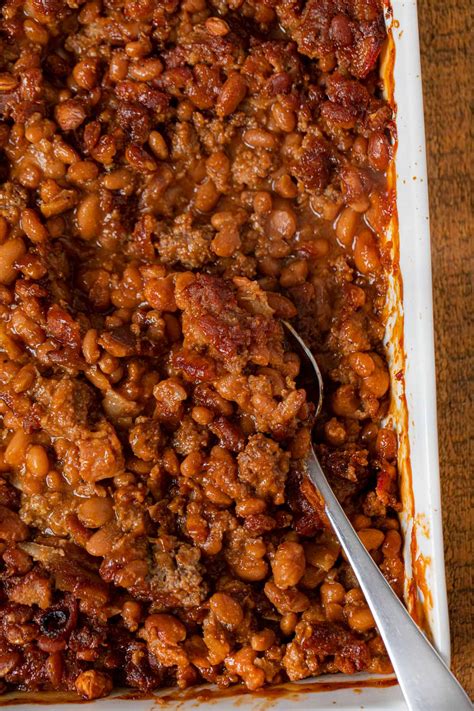 Baked Bean Casserole (with Beef) - Dinner, then Dessert