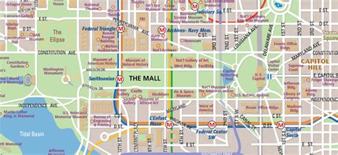 Printable Map Washington Dc Luxury National Mall Map In Washington D C | Printable Map