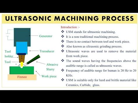 Ultrasonic machining - YouTube