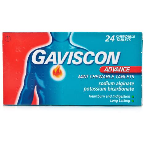 Gaviscon Extra Strength 500 Peppermint Tablets - Medicines - £5.95 | Chemist Direct