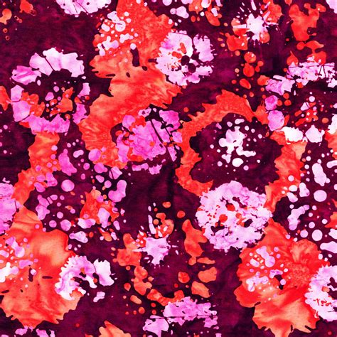 2814-005 Blossom Batiks - Ink Floral - Protea Batik Fabric | RJR Fabrics