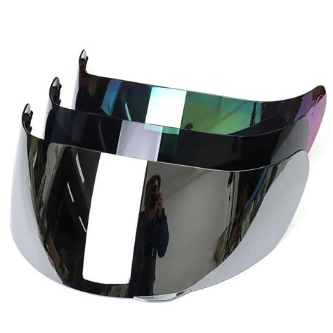 Universal UV Protected Front Flip Up Helmet Visor Full Face Motorcycle Helmet Shield Parts ...