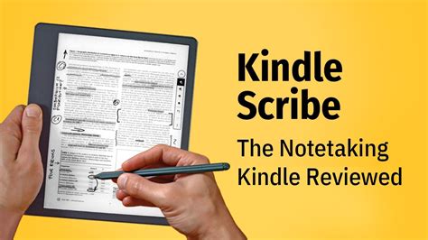 Kindle Scribe REVIEW: The Future of Digital Note-Taking? - YouTube