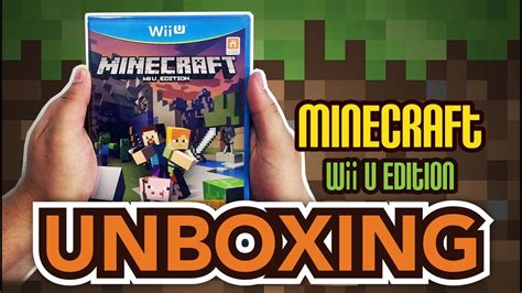 Minecraft Wii U Edition -Includes Super Mario Mash-Up (Wii U) Unboxing ...