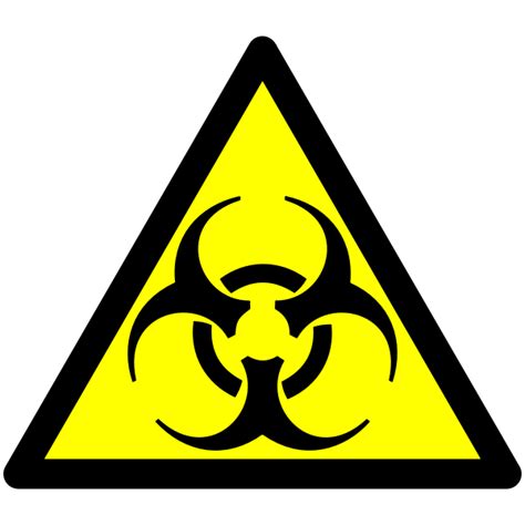 Biohazard warning vector sign | Free SVG