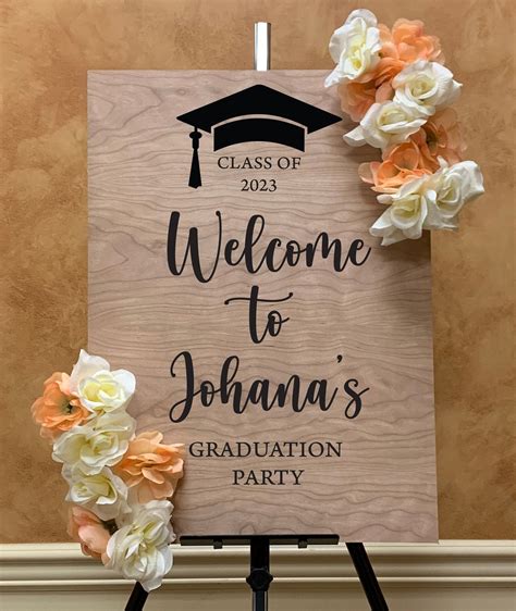 2023 Graduation Sign / Custom Graduation Welcome Sign / High - Etsy