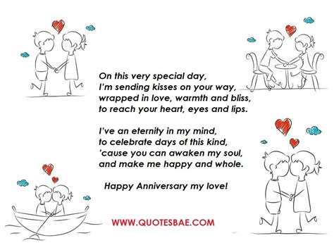 Top 10 Best Anniversary Poems For Her (WIFE) | QuotesBae