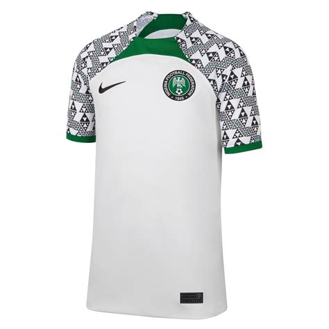 Nike | Nigeria Away Shirt 2022/2023 Juniors | Hvid/Grøn | SportsDirect.com Denmark