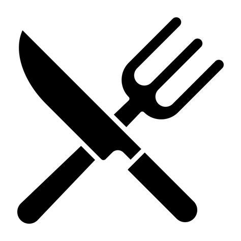 Fork and Knife Icon Style 13695820 Vector Art at Vecteezy