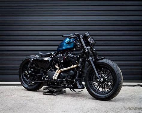 Harley Sportster 1200 48 "Oceana" by Limitless Customs | Harley sportster 1200, Harley bobber ...