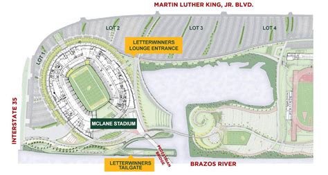 Mclane Stadium Tailgating Map