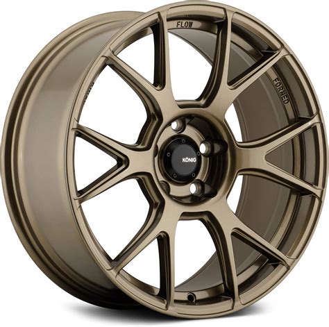 Konig 56BZ AMPLIFORM BRONZE Wheel with Gloss (0 x 10.5 inches /5 x 135 mm, 23 mm Offset ...