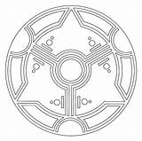 Crop Circles  Mandalas Para Colorir sketch template